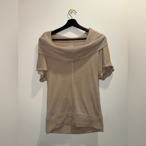Converse Gray Cowl Neck Top